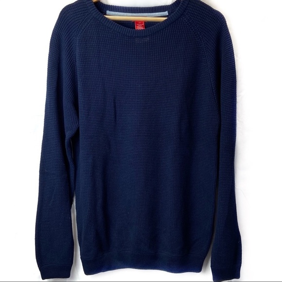 Men's‎ Navy IZOD Crewneck Sweater - Picture 1 of 4